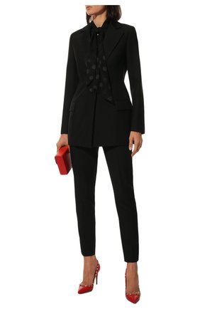 Женская кожаные туфли valentino garavani rockstud VALENTINO красного цвета по цене 47900 руб., арт. UW2S0057/VCE | Фото 2 Женская кожаные туфли valentino garavani rockstud VALENTINO красного цвета, арт. UW2S0057/VCE | Фото 2