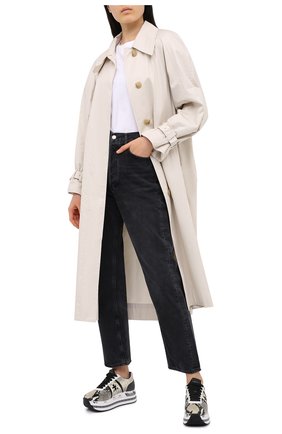 Женские кожаные кроссовки beth PREMIATA бежевого цвета по цене 21100 руб., арт. BETH/VAR4116 | Фото 2 Женские кожаные кроссовки beth PREMIATA бежевого цвета, арт. BETH/VAR4116 | Фото 2