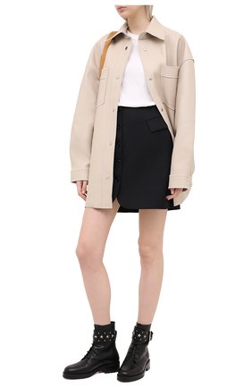Женские кожаные ботинки REDVALENTINO черного цвета по цене 43700 руб., арт. UQ2S0E16/ERX | Фото 2 Женские кожаные ботинки REDVALENTINO черного цвета, арт. UQ2S0E16/ERX | Фото 2