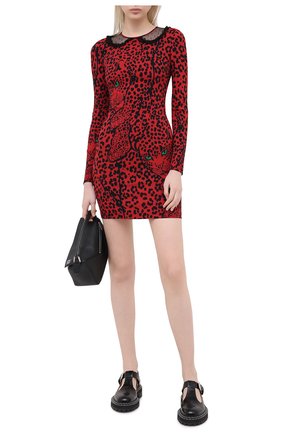 Женское платье из вискозы REDVALENTINO красного цвета по цене 49950 руб., арт. UR3VAR15/57C | Фото 2 Женское платье из вискозы REDVALENTINO красного цвета, арт. UR3VAR15/57C | Фото 2