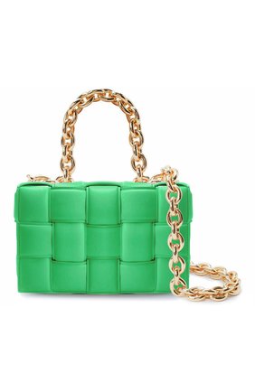Женская сумка chain cassette BOTTEGA VENETA зеленого цвета по цене 271500 руб., арт. 631421/VBWZ0 | Фото 6 Женская сумка chain cassette BOTTEGA VENETA зеленого цвета, арт. 631421/VBWZ0 | Фото 6