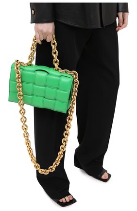 Женская сумка chain cassette BOTTEGA VENETA зеленого цвета по цене 271500 руб., арт. 631421/VBWZ0 | Фото 7 Женская сумка chain cassette BOTTEGA VENETA зеленого цвета, арт. 631421/VBWZ0 | Фото 7