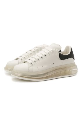 Женские кожаные кеды ALEXANDER MCQUEEN белого цвета по цене 39200 руб., арт. 611698/WHX98 | Фото 1 Женские кожаные кеды ALEXANDER MCQUEEN белого цвета, арт. 611698/WHX98 | Фото 1