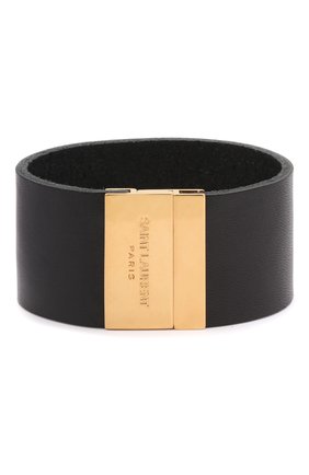 Женская кожаный браслет SAINT LAURENT черного цвета по цене 19800 руб., арт. 542012/0IH0J | Фото 1 Женская кожаный браслет SAINT LAURENT черного цвета, арт. 542012/0IH0J | Фото 1