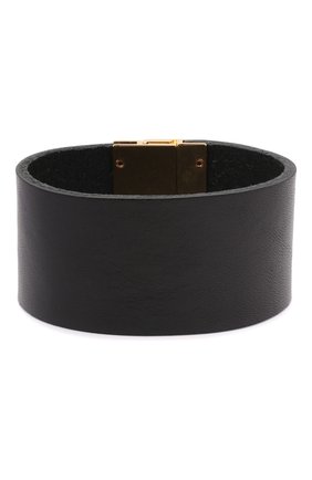 Женская кожаный браслет SAINT LAURENT черного цвета по цене 19800 руб., арт. 542012/0IH0J | Фото 2 Женская кожаный браслет SAINT LAURENT черного цвета, арт. 542012/0IH0J | Фото 2