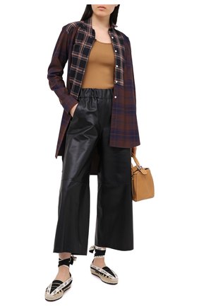 Женские комбинированные эспадрильи loewe x paula's ibiza LOEWE бежевого цвета по цене 36850 руб., арт. L000283X06 | Фото 2 Женские комбинированные эспадрильи loewe x paula's ibiza LOEWE бежевого цвета, арт. L000283X06 | Фото 2