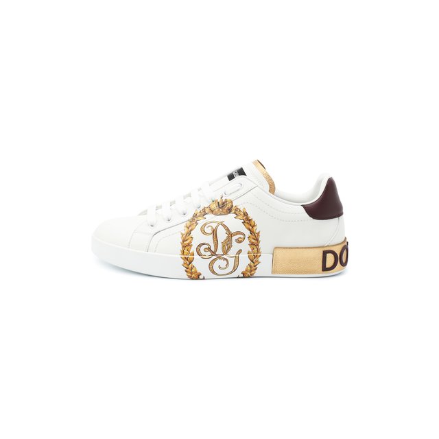 фото Кожаные кеды portofino dolce & gabbana
