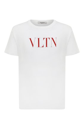 Мужская хлопковая футболка VALENTINO белого цвета по цене 28350 руб., арт. UV3MG10V3LE | Фото 1 Мужская хлопковая футболка VALENTINO белого цвета, арт. UV3MG10V3LE | Фото 1