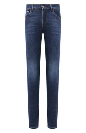 Мужские джинсы DOLCE & GABBANA синего цвета по цене 73800 руб., арт. IY07CD/G8DJ9 | Фото 1 Мужские джинсы DOLCE & GABBANA синего цвета, арт. IY07CD/G8DJ9 | Фото 1