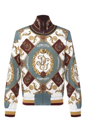 Мужской хлопковый бомбер DOLCE & GABBANA разноцветного цвета по цене 83650 руб., арт. I9495M/HI7FE | Фото 1 Мужской хлопковый бомбер DOLCE & GABBANA разноцветного цвета, арт. I9495M/HI7FE | Фото 1
