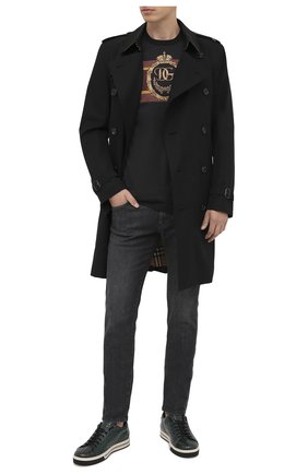 Мужская хлопковая футболка DOLCE & GABBANA черного цвета по цене 45000 руб., арт. I8445M/HI7FF | Фото 2 Мужская хлопковая футболка DOLCE & GABBANA черного цвета, арт. I8445M/HI7FF | Фото 2