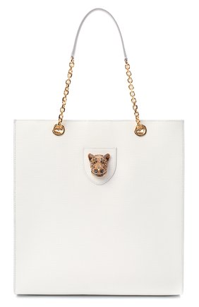 Женская сумка-тоут jungle DOLCE & GABBANA белого цвета по цене 299500 руб., арт. BB6859/AW012 | Фото 1 Женская сумка-тоут jungle DOLCE & GABBANA белого цвета, арт. BB6859/AW012 | Фото 1
