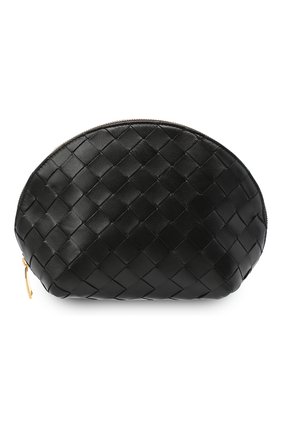 Женская кожаная косметичка BOTTEGA VENETA черного цвета по цене 52950 руб., арт. 608065/VCPP2 | Фото 1 Женская кожаная косметичка BOTTEGA VENETA черного цвета, арт. 608065/VCPP2 | Фото 1