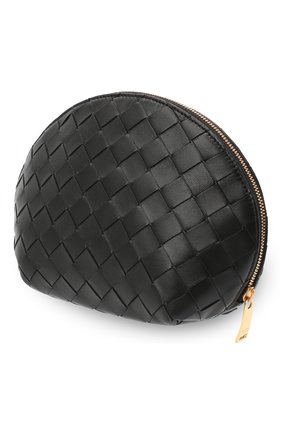 Женская кожаная косметичка BOTTEGA VENETA черного цвета по цене 52950 руб., арт. 608065/VCPP2 | Фото 2 Женская кожаная косметичка BOTTEGA VENETA черного цвета, арт. 608065/VCPP2 | Фото 2