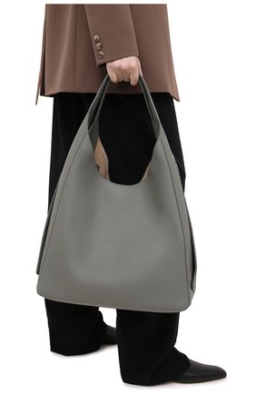 Женская сумка shoulder LORO PIANA голубого цвета по цене 299500 руб., арт. FAL0099 | Фото 2 Женская сумка shoulder LORO PIANA голубого цвета, арт. FAL0099 | Фото 2