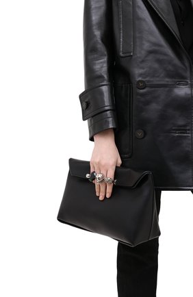 Женский клатч jewelled satchel ALEXANDER MCQUEEN черного цвета по цене 140000 руб., арт. 631864/CSRWY | Фото 2 Женский клатч jewelled satchel ALEXANDER MCQUEEN черного цвета, арт. 631864/CSRWY | Фото 2