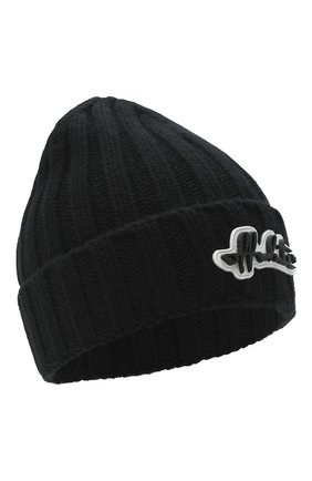 Женская шерстяная шапка OFF-WHITE черного цвета по цене 23350 руб., арт. 0WLA008E20KNI0011010 | Фото 1 Женская шерстяная шапка OFF-WHITE черного цвета, арт. 0WLA008E20KNI0011010 | Фото 1