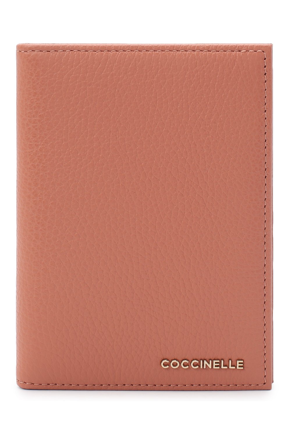 Женский кожаный футляр для кредитных карт COCCINELLE розового цвета, арт. E2 GW5 12 91 01 | Фото 1 (Материал: Натуральная кожа)