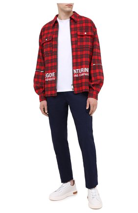Мужские кожаные кеды mickey BALLY белого цвета по цене 34850 руб., арт. MICKEY-I/07 | Фото 2 Мужские кожаные кеды mickey BALLY белого цвета, арт. MICKEY-I/07 | Фото 2