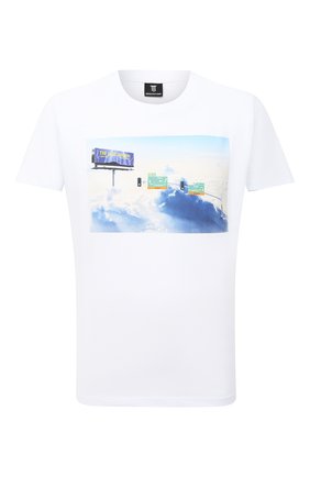 Мужская хлопковая футболка DIEGO VENTURINO белого цвета по цене 9720 руб., арт. FW20-DV TS TLJ | Фото 1 Мужская хлопковая футболка DIEGO VENTURINO белого цвета, арт. FW20-DV TS TLJ | Фото 1