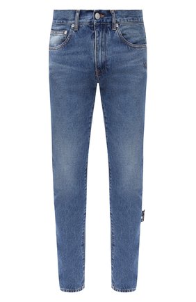 Мужские джинсы OFF-WHITE синего цвета по цене 69350 руб., арт. 0MYA085E20DEN0014901 | Фото 1 Мужские джинсы OFF-WHITE синего цвета, арт. 0MYA085E20DEN0014901 | Фото 1 (Материал внешний: Хлопок, Деним; Длина (брюки, джинсы): Стандартные; Силуэт М (брюки): Прямые; Детали: Потертости; Кросс-КТ: Деним)