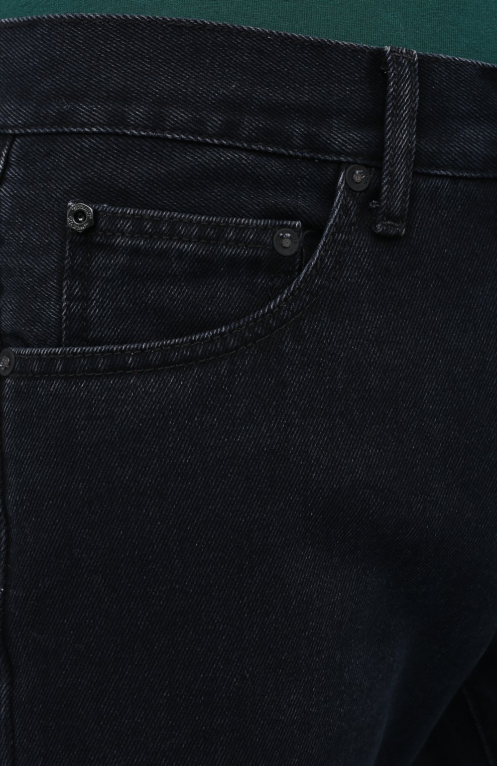Мужские джинсы OFF-WHITE черного цвета, арт. 0MYA085E20DEN0011001 | Фото 5 (Силуэт М (брюки): Прямые; Кросс-КТ: Деним; Длина (брюки, джинсы): Стандартные; Материал внешний: Хлопок, Деним)