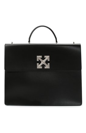 Мужская кожаная сумка OFF-WHITE черного цвета по цене 189000 руб., арт. 0MNA105E20LEA0011000 | Фото 1 Мужская кожаная сумка OFF-WHITE черного цвета, арт. 0MNA105E20LEA0011000 | Фото 1