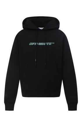 Мужской хлопковое худи OFF-WHITE черного цвета по цене 43100 руб., арт. 0MBB037E20FLE0101055 | Фото 1 Мужской хлопковое худи OFF-WHITE черного цвета, арт. 0MBB037E20FLE0101055 | Фото 1