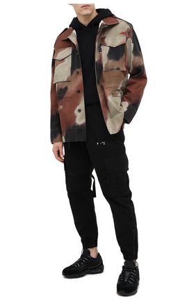 Мужской хлопковое худи OFF-WHITE черного цвета по цене 39100 руб., арт. 0MBB034E20FLE0011001 | Фото 2 Мужской хлопковое худи OFF-WHITE черного цвета, арт. 0MBB034E20FLE0011001 | Фото 2