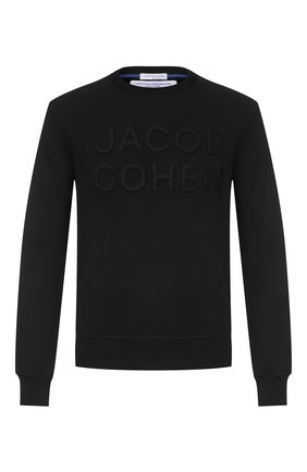 Мужской хлопковый свитшот JACOB COHEN черного цвета по цене 23500 руб., арт. J4096 02201-L/54 | Фото 1 Мужской хлопковый свитшот JACOB COHEN черного цвета, арт. J4096 02201-L/54 | Фото 1