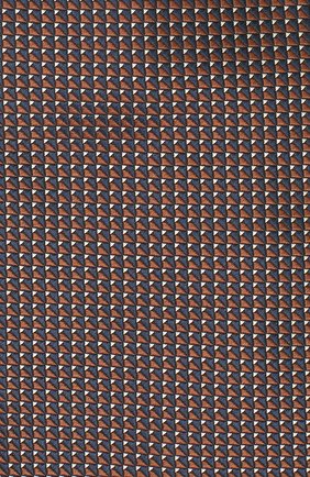 Мужской шелковый галстук BRIONI коричневого цвета, арт. 062I00/0943T | Фото 3 (Принт: С принтом; Материал: Текстиль, Шелк; Региональные ограничения белый список (Axapta Mercury): RU)
