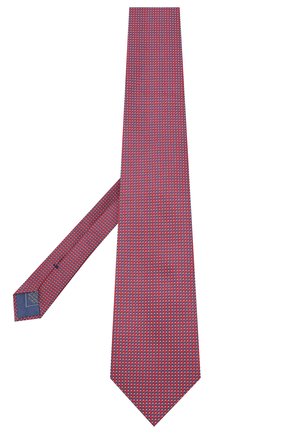 Мужской шелковый галстук BRIONI красного цвета, арт. 062I00/0943T | Фото 2 (Принт: С принтом; Материал: Текстиль, Шелк; Региональные ограничения белый список (Axapta Mercury): RU)