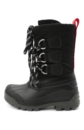 Детские сапоги DSQUARED2 черного цвета по цене 17900 руб., арт. 65205/SCAF0 G0MMA/28-35 | Фото 2 Детские сапоги DSQUARED2 черного цвета, арт. 65205/SCAF0 G0MMA/28-35 | Фото 2