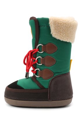 Детские сапоги DSQUARED2 зеленого цвета по цене 12200 руб., арт. 65207/CR0STA INGRA/28-35 | Фото 2 Детские сапоги DSQUARED2 зеленого цвета, арт. 65207/CR0STA INGRA/28-35 | Фото 2