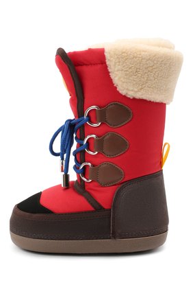 Детские сапоги DSQUARED2 красного цвета по цене 12200 руб., арт. 65207/CR0STA INGRA/28-35 | Фото 2 Детские сапоги DSQUARED2 красного цвета, арт. 65207/CR0STA INGRA/28-35 | Фото 2