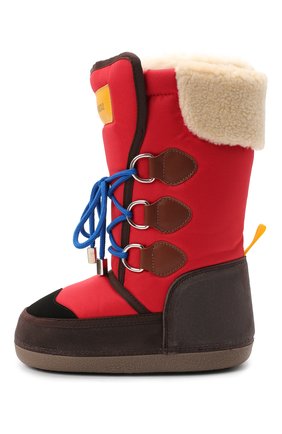 Детские сапоги DSQUARED2 красного цвета по цене 13400 руб., арт. 65207/CR0STA INGRA/36-41 | Фото 2 Детские сапоги DSQUARED2 красного цвета, арт. 65207/CR0STA INGRA/36-41 | Фото 2