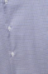 Детская хлопковая рубашка DAL LAGO синего цвета, арт. N402M/8917/17/L-18/XL | Фото 3 (Рукава: Длинные; Региональные ограничения белый список (Axapta Mercury): RU; Материал внешний: Хлопок; Стили: Классический; Мальчики-школьная форма: Рубашки; Ростовка одежда: 16 лет | 164 см)