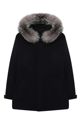 Детского кашемировое пальто LORO PIANA синего цвета по цене 193000 руб., арт. FAF8661 | Фото 1 Детского кашемировое пальто LORO PIANA синего цвета, арт. FAF8661 | Фото 1