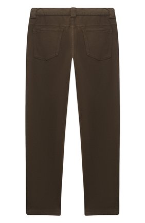Детские брюки LORO PIANA хаки цвета по цене 24000 руб., арт. FAL2583 | Фото 2 Детские брюки LORO PIANA хаки цвета, арт. FAL2583 | Фото 2