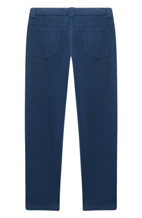 Детские брюки LORO PIANA бирюзового цвета по цене 24000 руб., арт. FAL2583 | Фото 2 Детские брюки LORO PIANA бирюзового цвета, арт. FAL2583 | Фото 2
