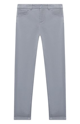 Детского брюки LORO PIANA голубого цвета по цене 24000 руб., арт. FAL2585 | Фото 1 Детского брюки LORO PIANA голубого цвета, арт. FAL2585 | Фото 1