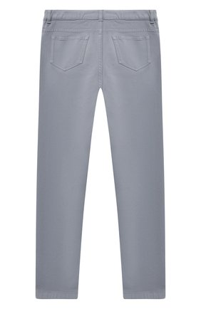 Детского брюки LORO PIANA голубого цвета по цене 24000 руб., арт. FAL2585 | Фото 2 Детского брюки LORO PIANA голубого цвета, арт. FAL2585 | Фото 2