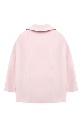 Детское кашемировое пальто LORO PIANA розового цвета по цене 179000 руб., арт. FAL3155 | Фото 2 Детское кашемировое пальто LORO PIANA розового цвета, арт. FAL3155 | Фото 2