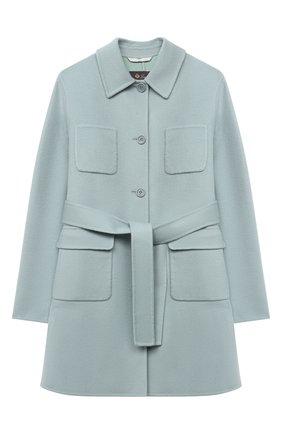 Детское кашемировое пальто LORO PIANA голубого цвета по цене 183500 руб., арт. FAL3160 | Фото 1 Детское кашемировое пальто LORO PIANA голубого цвета, арт. FAL3160 | Фото 1