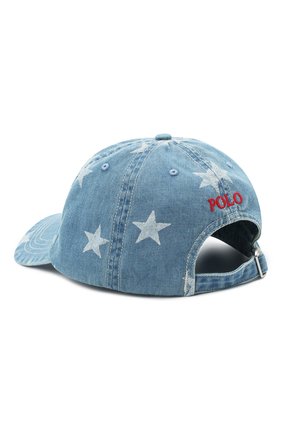 Детская хлопковая бейсболка POLO RALPH LAUREN голубого цвета по цене 2895 руб., арт. 323793582 | Фото 2 Детская хлопковая бейсболка POLO RALPH LAUREN голубого цвета, арт. 323793582 | Фото 2