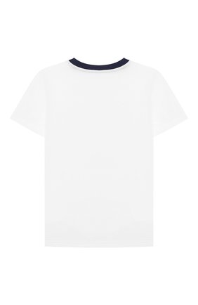 Детская хлопковая футболка POLO RALPH LAUREN белого цвета по цене 3620 руб., арт. 323785958 | Фото 2 Детская хлопковая футболка POLO RALPH LAUREN белого цвета, арт. 323785958 | Фото 2