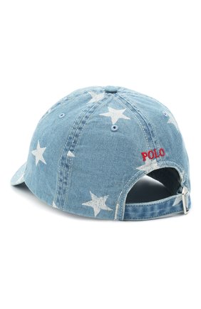 Детская хлопковая бейсболка POLO RALPH LAUREN голубого цвета по цене 2895 руб., арт. 322793582 | Фото 2 Детская хлопковая бейсболка POLO RALPH LAUREN голубого цвета, арт. 322793582 | Фото 2