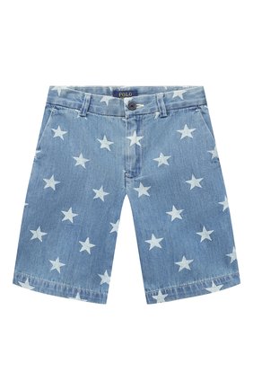 Детские джинсовые шорты POLO RALPH LAUREN голубого цвета по цене 5415 руб., арт. 322785733 | Фото 1 Детские джинсовые шорты POLO RALPH LAUREN голубого цвета, арт. 322785733 | Фото 1