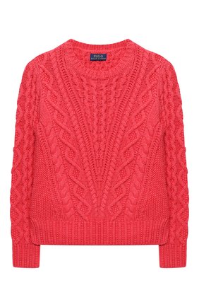 Детский хлопковый пуловер POLO RALPH LAUREN красного цвета по цене 8535 руб., арт. 313787280 | Фото 1 Детский хлопковый пуловер POLO RALPH LAUREN красного цвета, арт. 313787280 | Фото 1