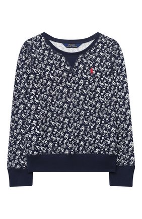 Детский хлопковый свитшот POLO RALPH LAUREN синего цвета по цене 6655 руб., арт. 313785464 | Фото 1 Детский хлопковый свитшот POLO RALPH LAUREN синего цвета, арт. 313785464 | Фото 1